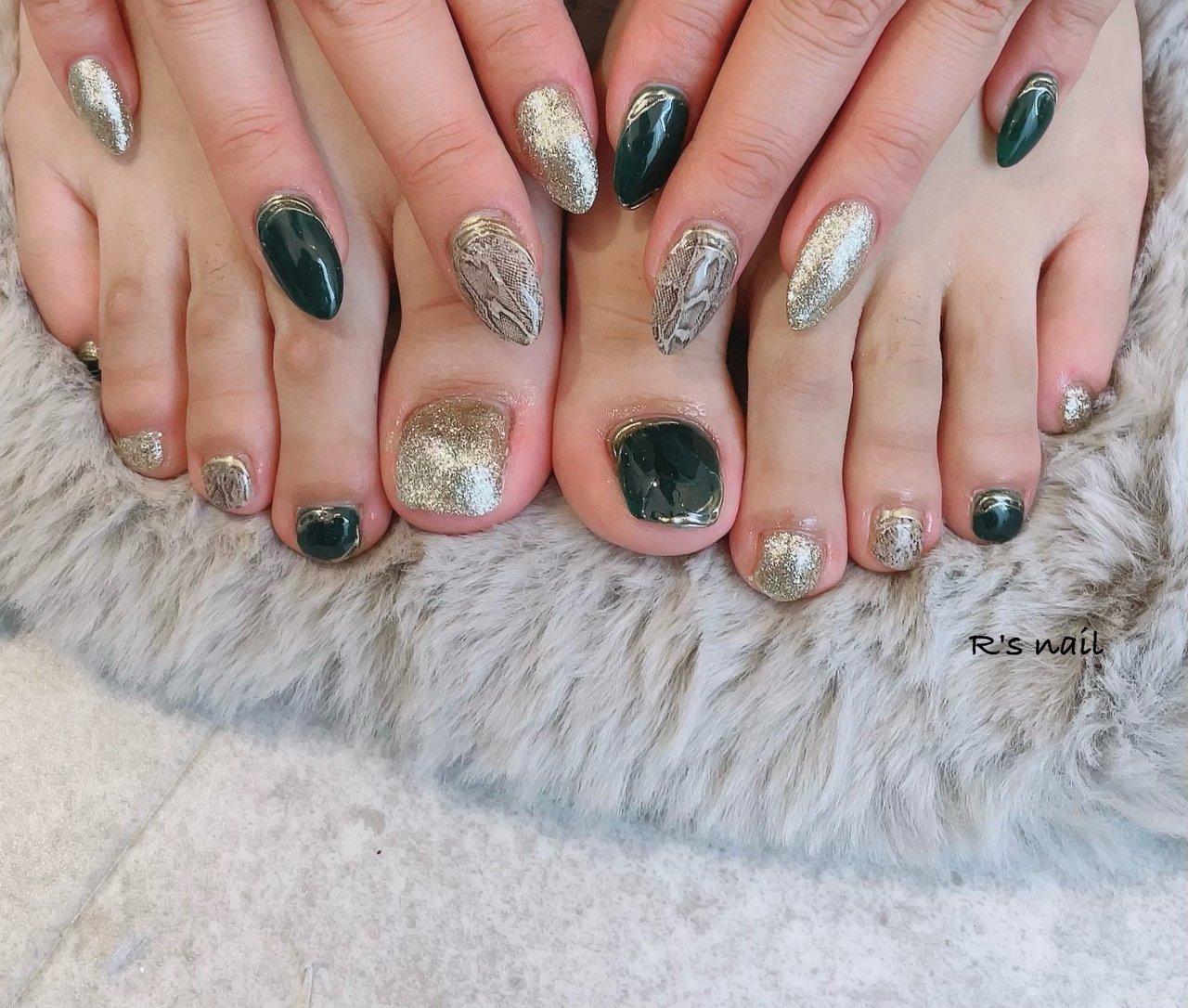 夏 秋 冬 オールシーズン フット らんのネイルデザイン No ネイルブック