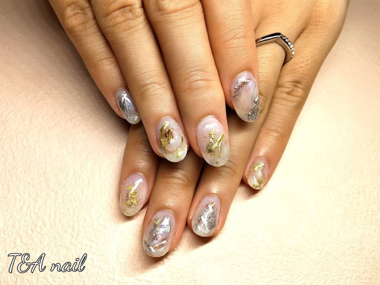 冬 オールシーズン オフィス 女子会 ハンド T A Nailのネイルデザイン No ネイルブック