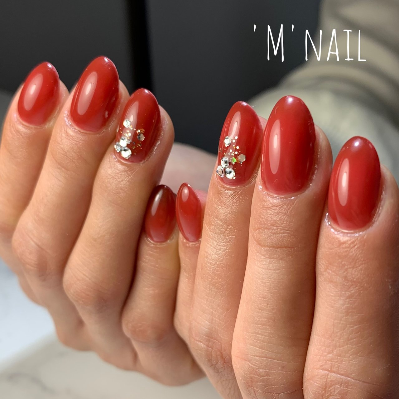 冬 オフィス ブライダル パーティー ハンド Nail Salon M のネイルデザイン No ネイルブック