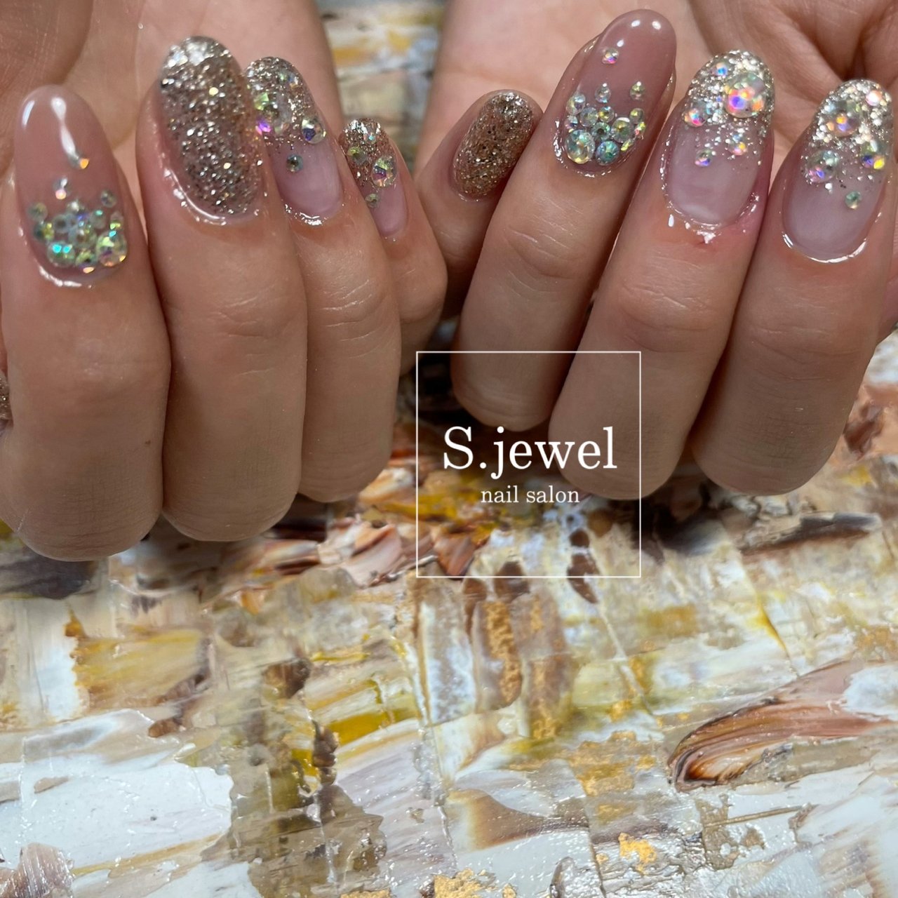 グラデーション ラメ S Jewelのネイルデザイン No ネイルブック