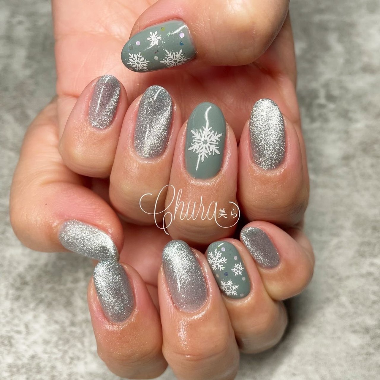 冬 ハンド ロング Nail Churaのネイルデザイン No ネイルブック
