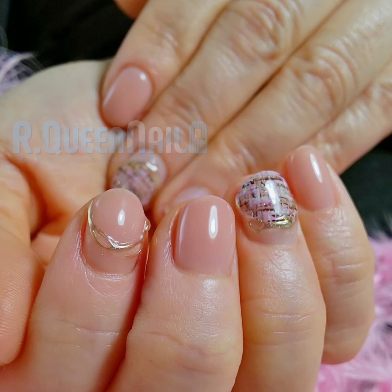 オフィス デート 女子会 ハンド シンプル 今村しほり 千葉 R Queennailのネイルデザイン No ネイルブック