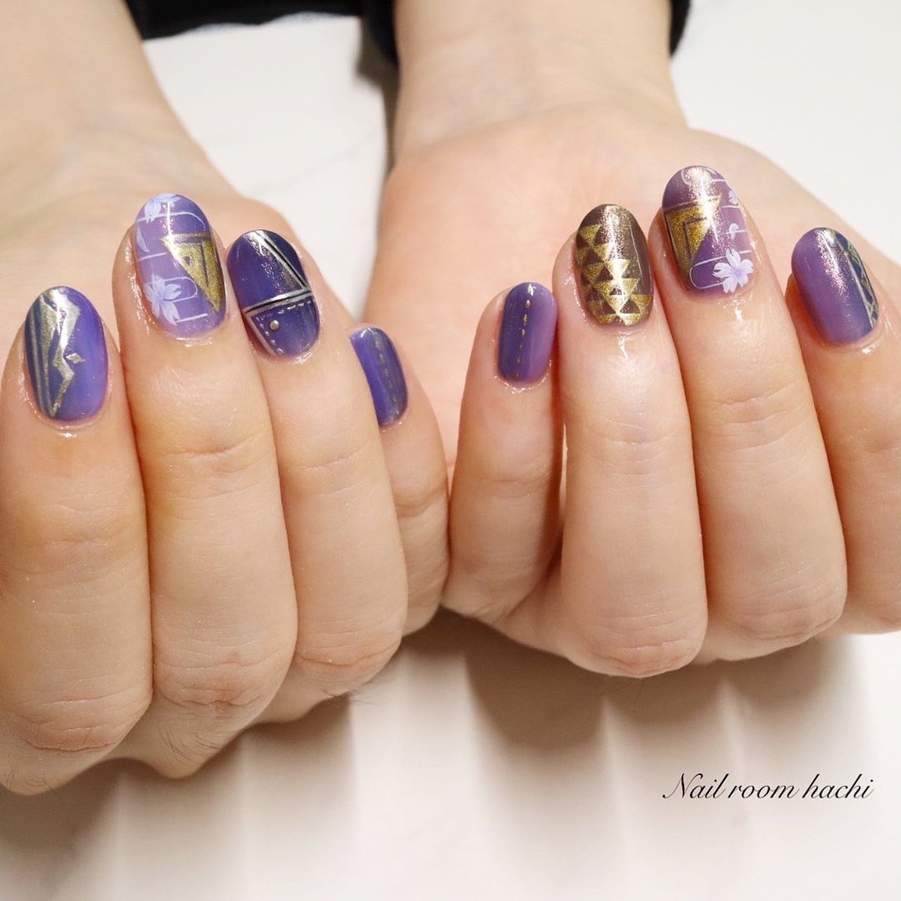 オールシーズン ライブ ハンド グラデーション 痛ネイル Nail Room Hachiのネイルデザイン No ネイルブック