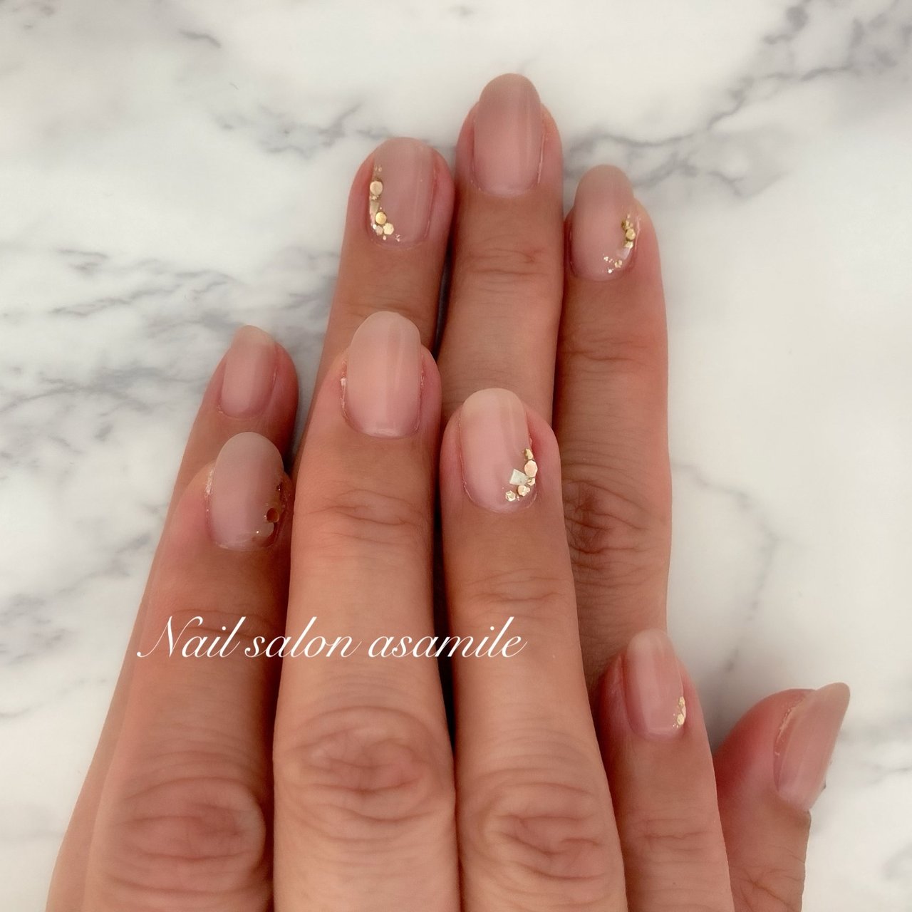 オールシーズン オフィス ハンド シンプル グラデーション Asamiのネイルデザイン No ネイルブック