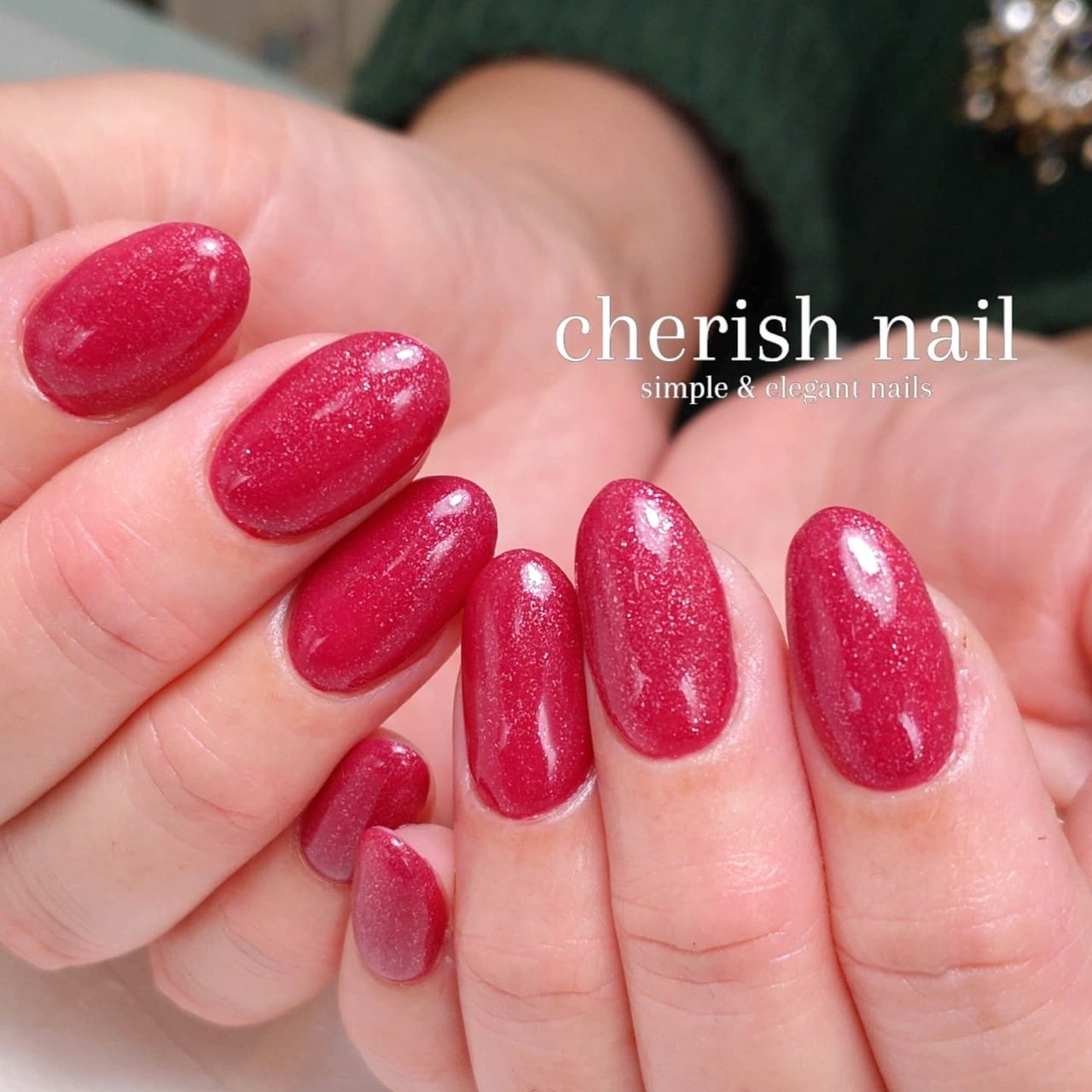 冬 オールシーズン お正月 パーティー ハンド 神戸市垂水区 ネイルサロン Cherish Nail チェリッシュネイル のネイル デザイン No ネイルブック