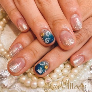 水族館ネイルのネイルデザイン ネイルブック