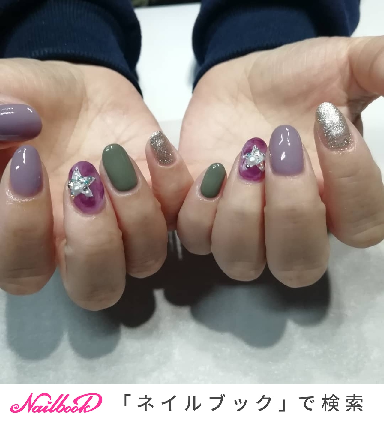 星柄のネイルデザイン ネイルブック