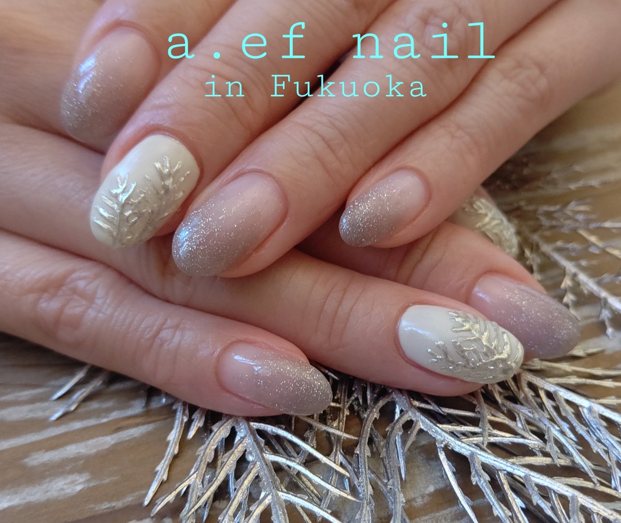 冬 クリスマス パーティー デート ハンド A Ef Nail エ イーエフ ネイルのネイルデザイン No ネイルブック