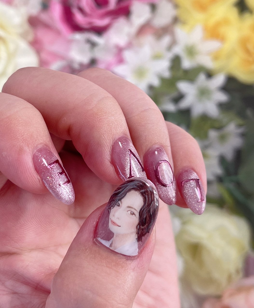 ライブ/ハンド/痛ネイル/マグネット/ミディアム - 森川なおみのネイル