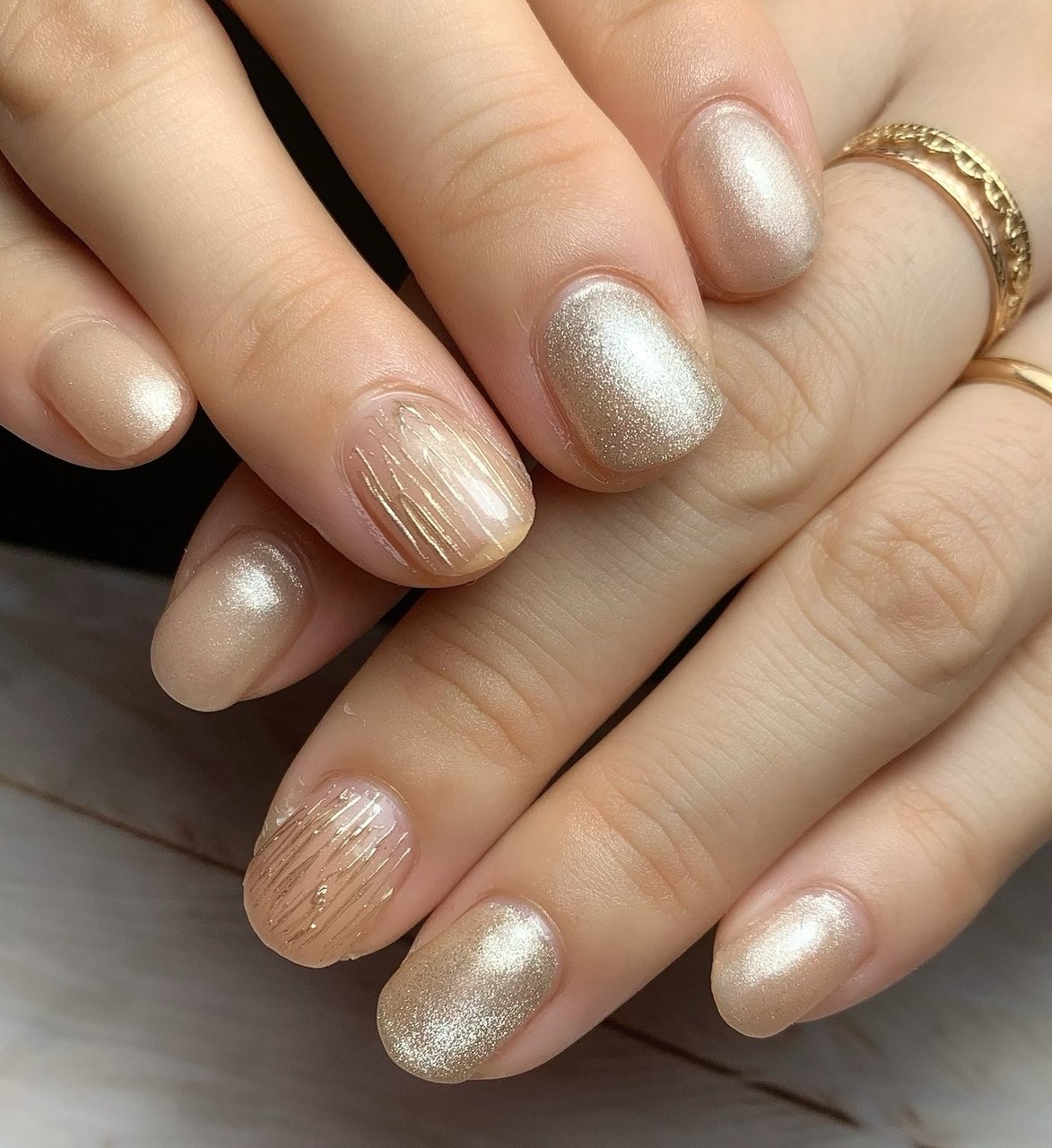 ハンド ベージュ グレージュ お客様 Bijou Nailのネイルデザイン No ネイルブック
