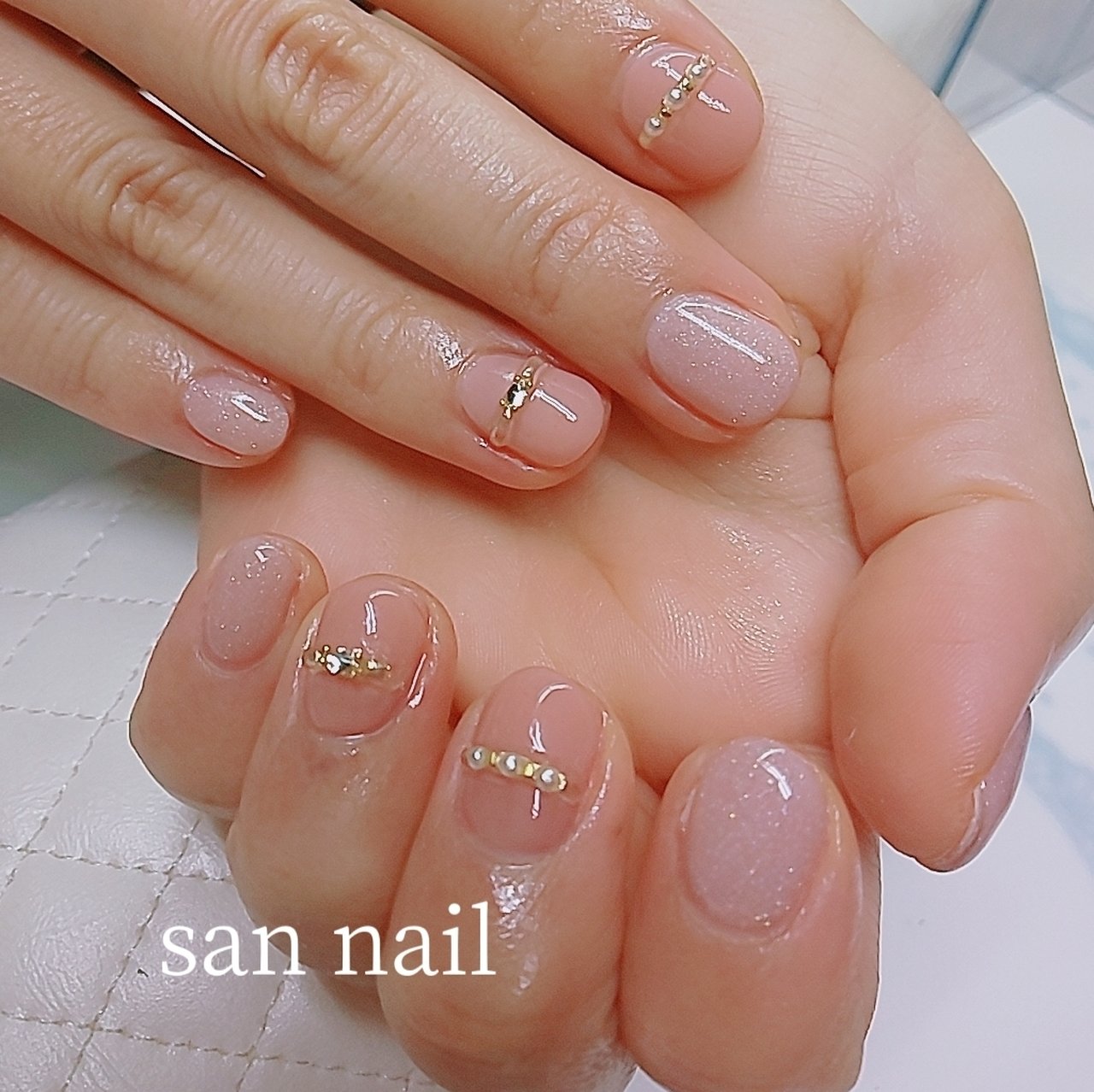 春 オールシーズン オフィス デート ハンド San Nailのネイルデザイン No ネイルブック