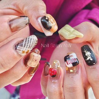 コアラのマーチネイルのネイルデザイン ネイルブック