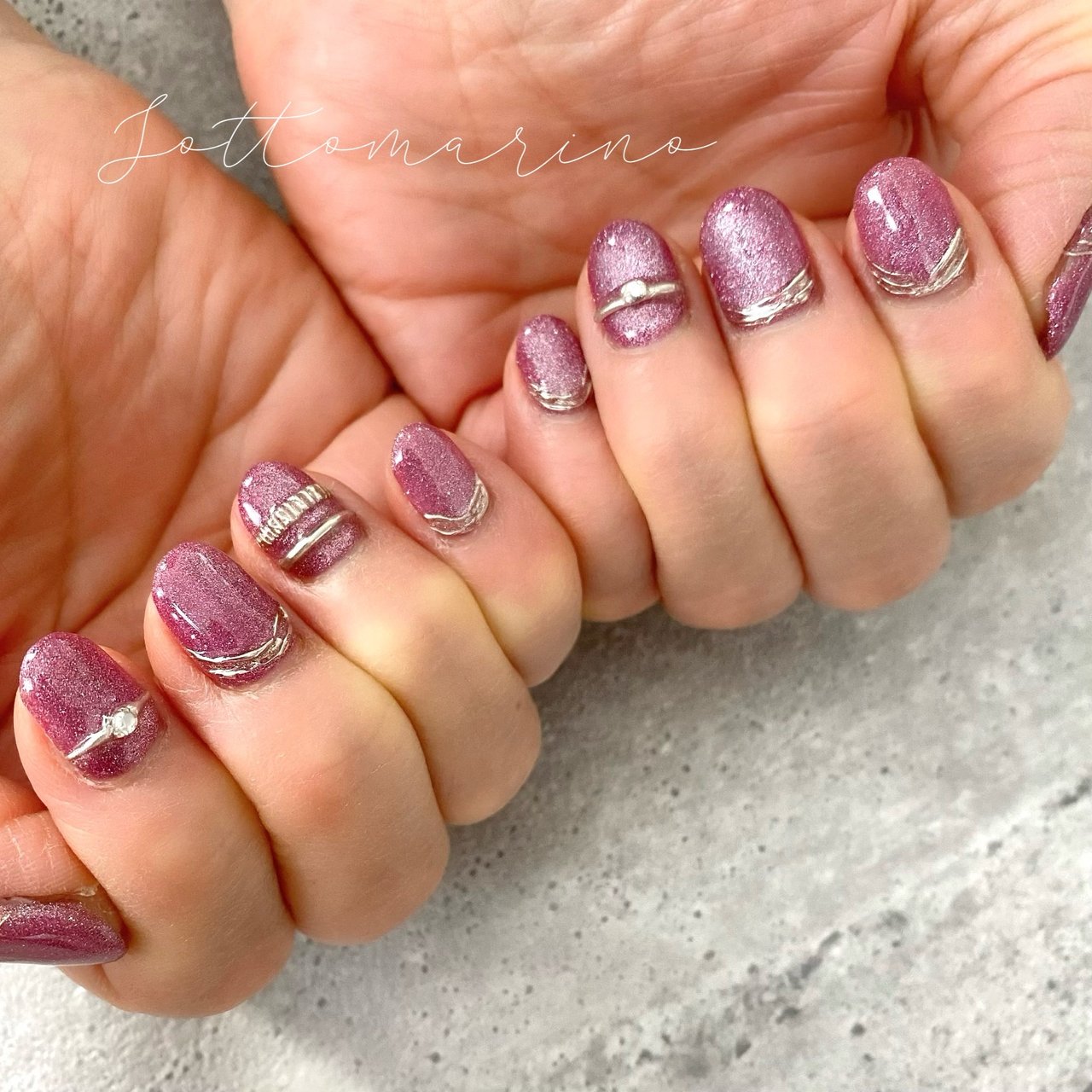 冬 バレンタイン デート 女子会 ハンド Sottomarino Nailのネイルデザイン No ネイルブック