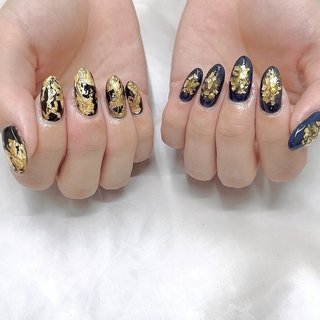 黒nailのネイルデザイン ネイルブック