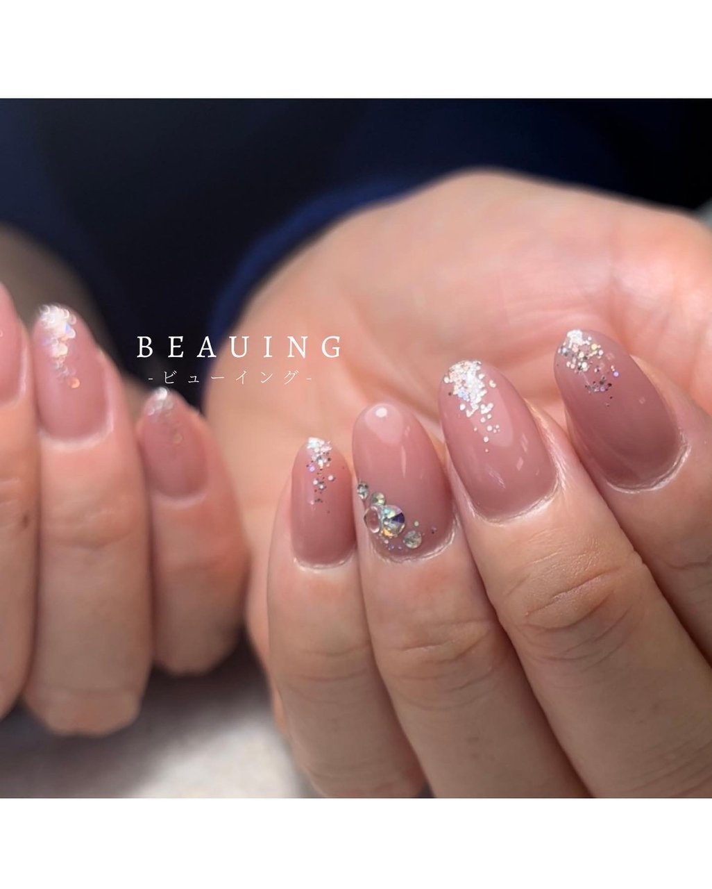 冬 オールシーズン バレンタイン ハンド シンプル Saekaのネイルデザイン No ネイルブック