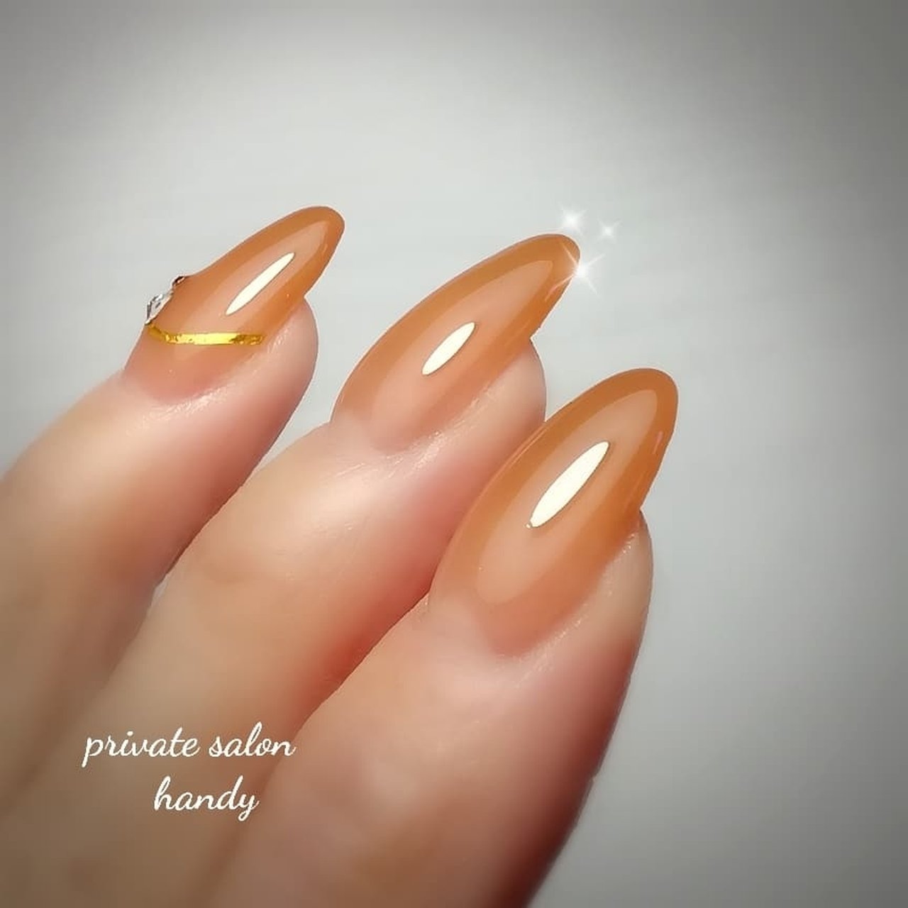オールシーズン ハンド シンプル グラデーション オレンジ Mika Handyのネイルデザイン No ネイルブック