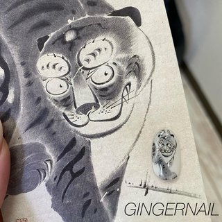 伊藤若冲のネイルデザイン ネイルブック