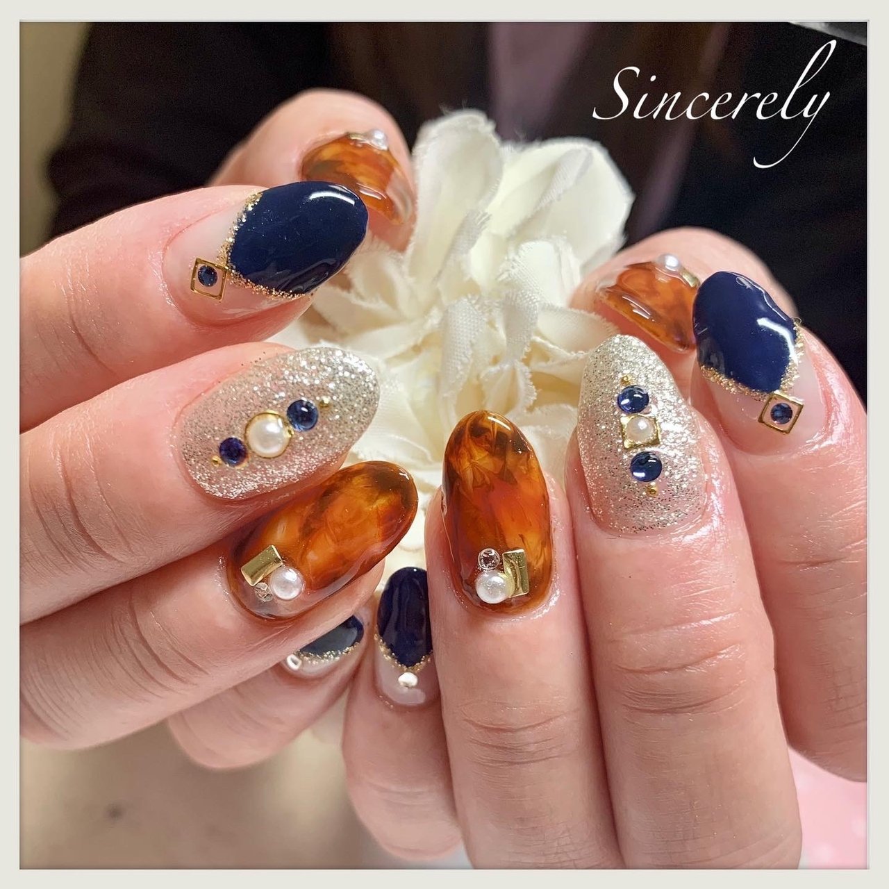 秋 冬 成人式 ハロウィン ハンド Sincerelyのネイルデザイン No ネイルブック