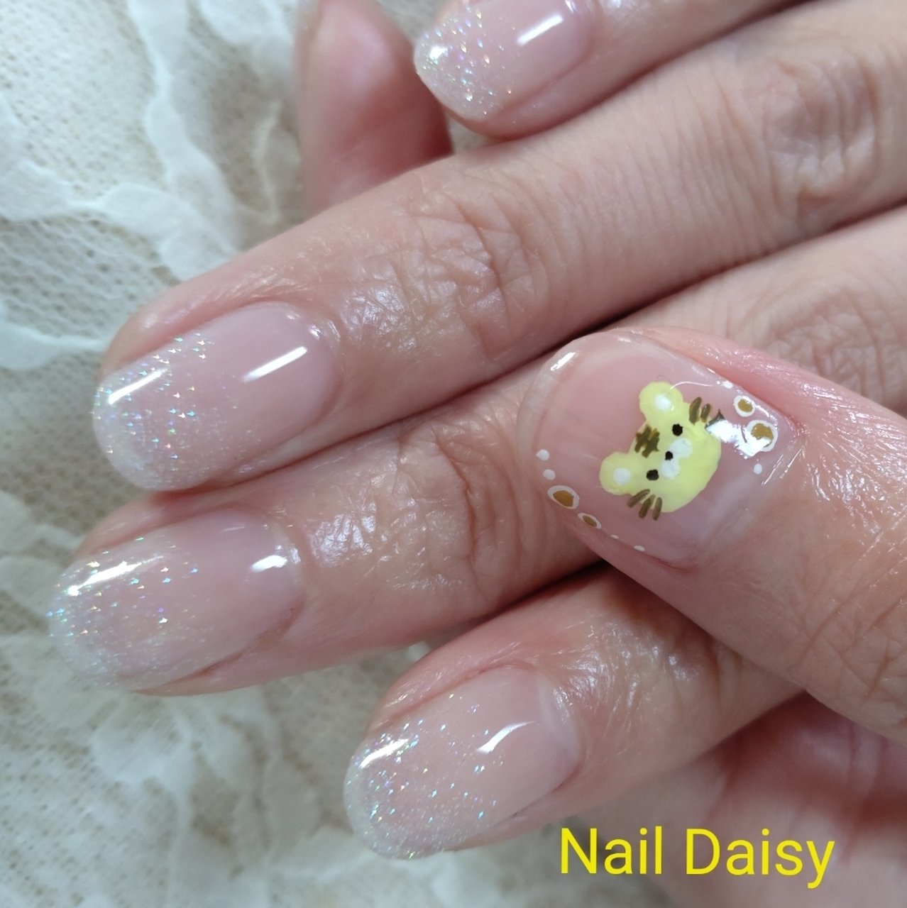 お正月 ハンド ラメ アニマル柄 キャラクター Naildaisyのネイルデザイン No ネイルブック