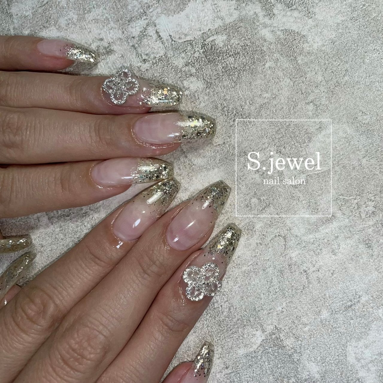 グラデーション ラメ S Jewelのネイルデザイン No ネイルブック