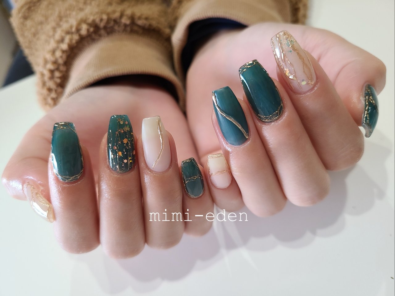 冬 お正月 成人式 女子会 ハンド Nail Mimiedenのネイルデザイン No ネイルブック