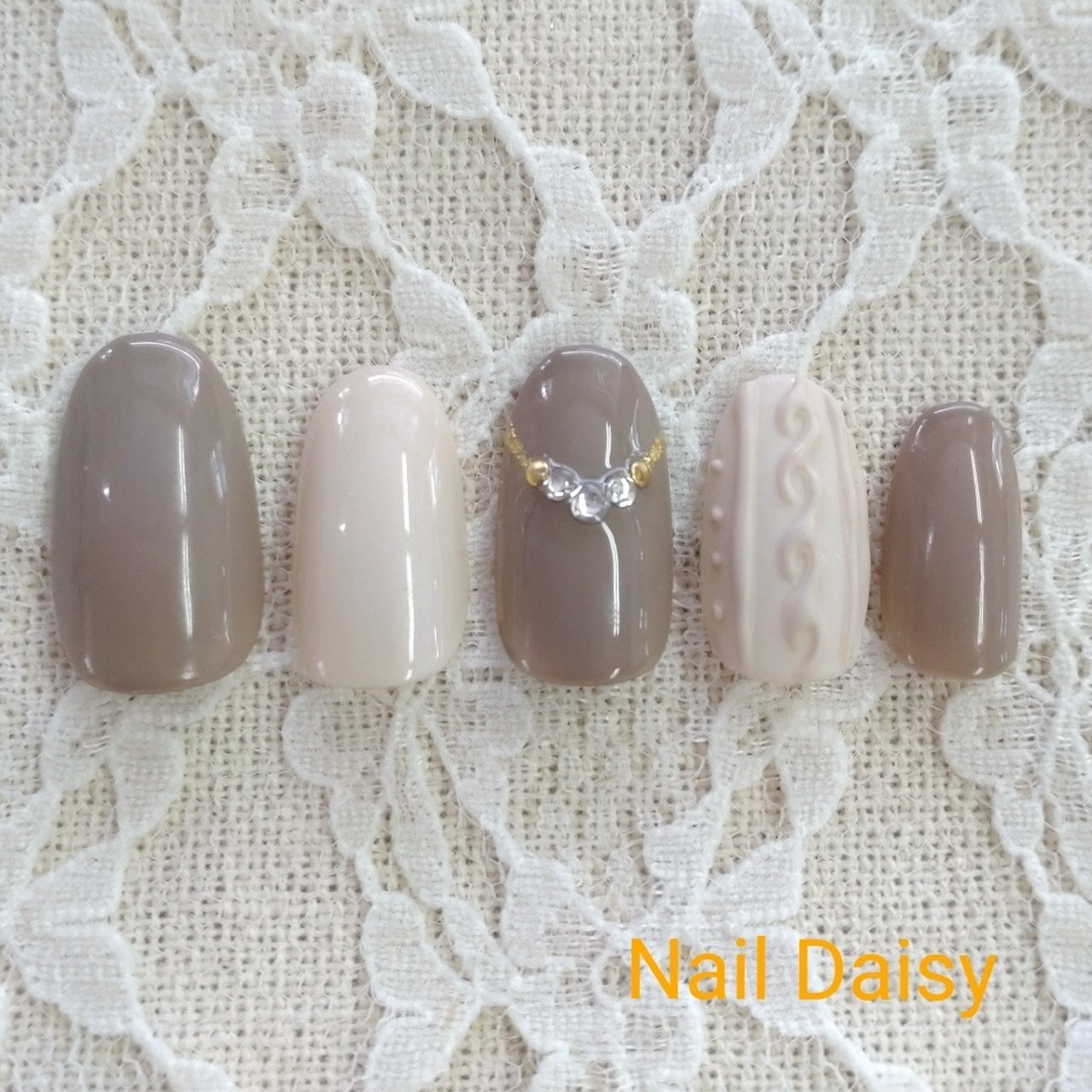 冬 オフィス ワンカラー ニット マット Naildaisyのネイルデザイン No ネイルブック