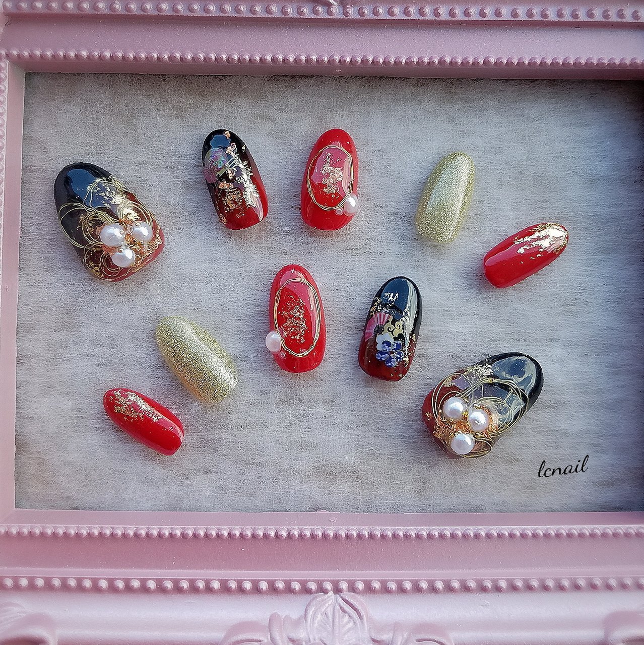 冬 お正月 成人式 卒業式 ハンド Lcnailのネイルデザイン No ネイルブック