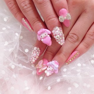 デコ マイメロのネイルデザイン ネイルブック