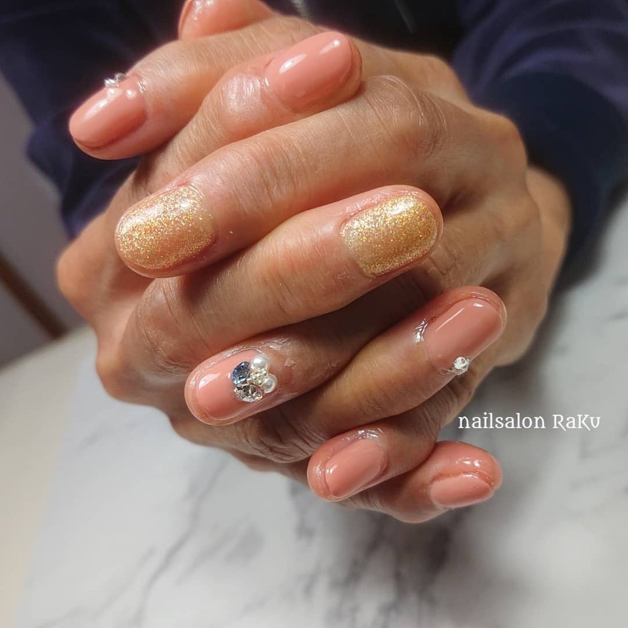 夏 秋 オールシーズン 旅行 ハンド Nailsalon Raku ネイルサロン ラク 西国分寺のネイルデザイン No ネイル ブック