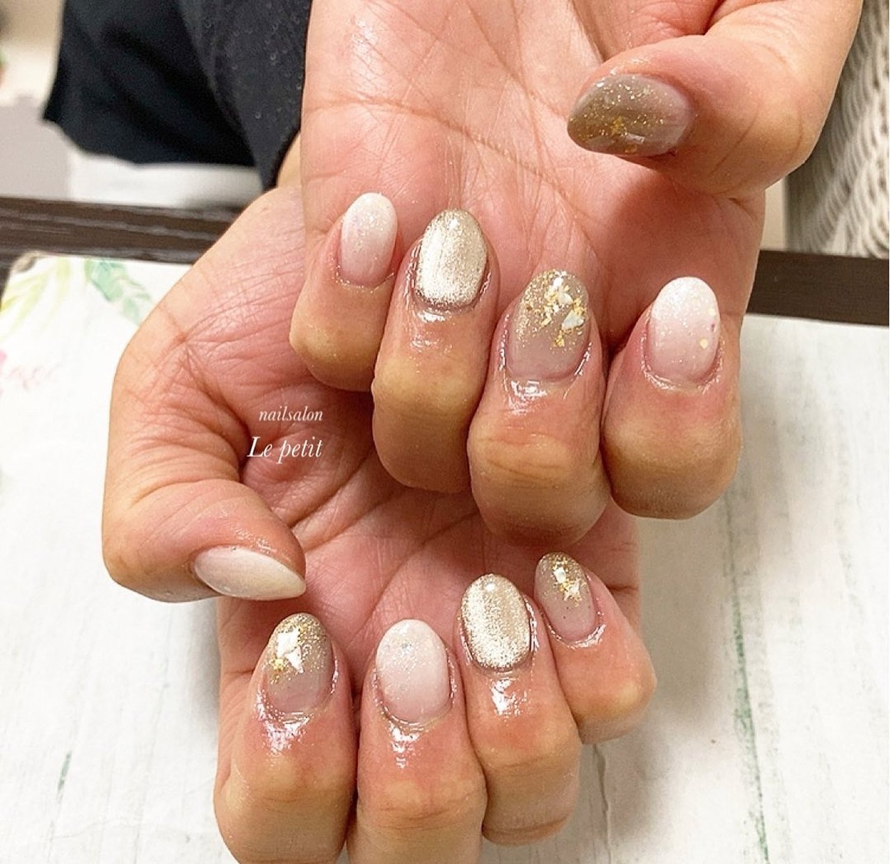 冬 お正月 デート 女子会 ハンド Nailslon Le Petitのネイルデザイン No ネイルブック