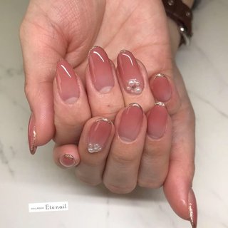 先端ラメラインのネイルデザイン ネイルブック