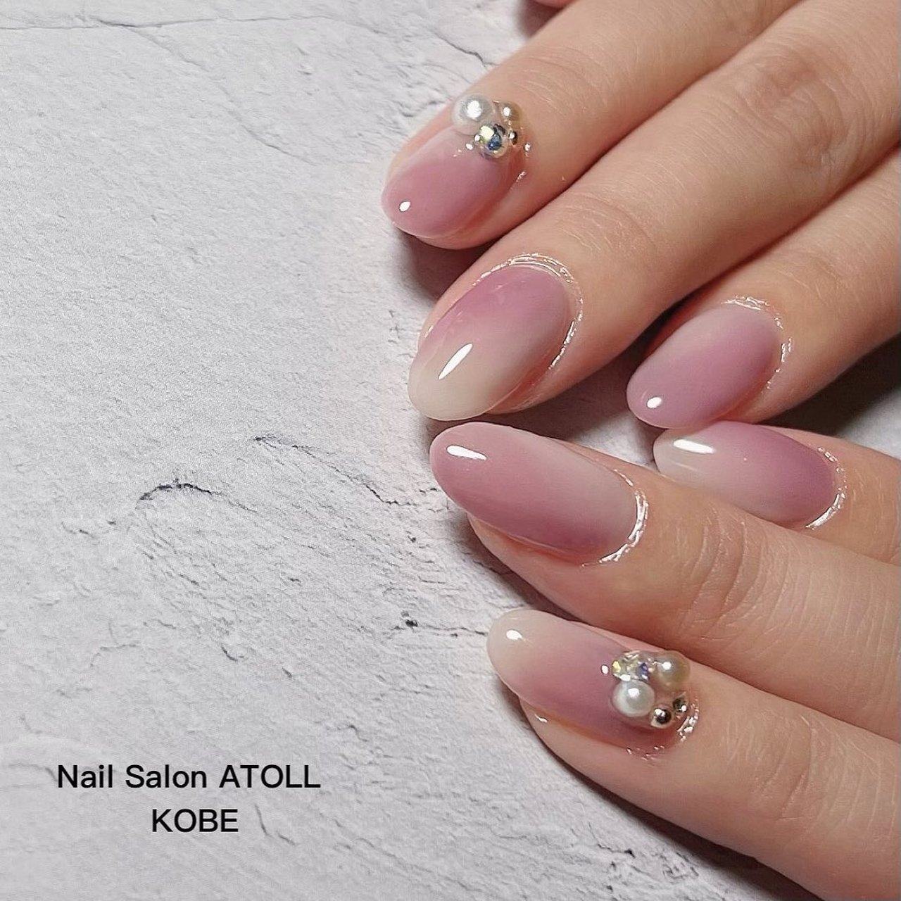 オールシーズン バレンタイン 入学式 オフィス ハンド アトール 神戸六甲のネイルデザイン No ネイルブック