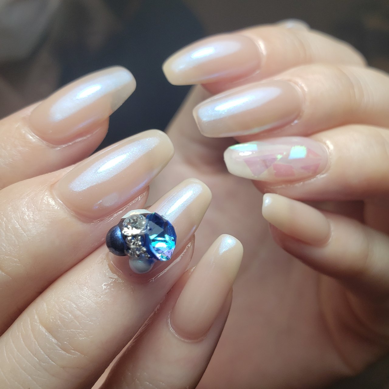 オールシーズン オフィス パーティー ハンド ビジュー Takano Shiraishiのネイルデザイン No ネイルブック