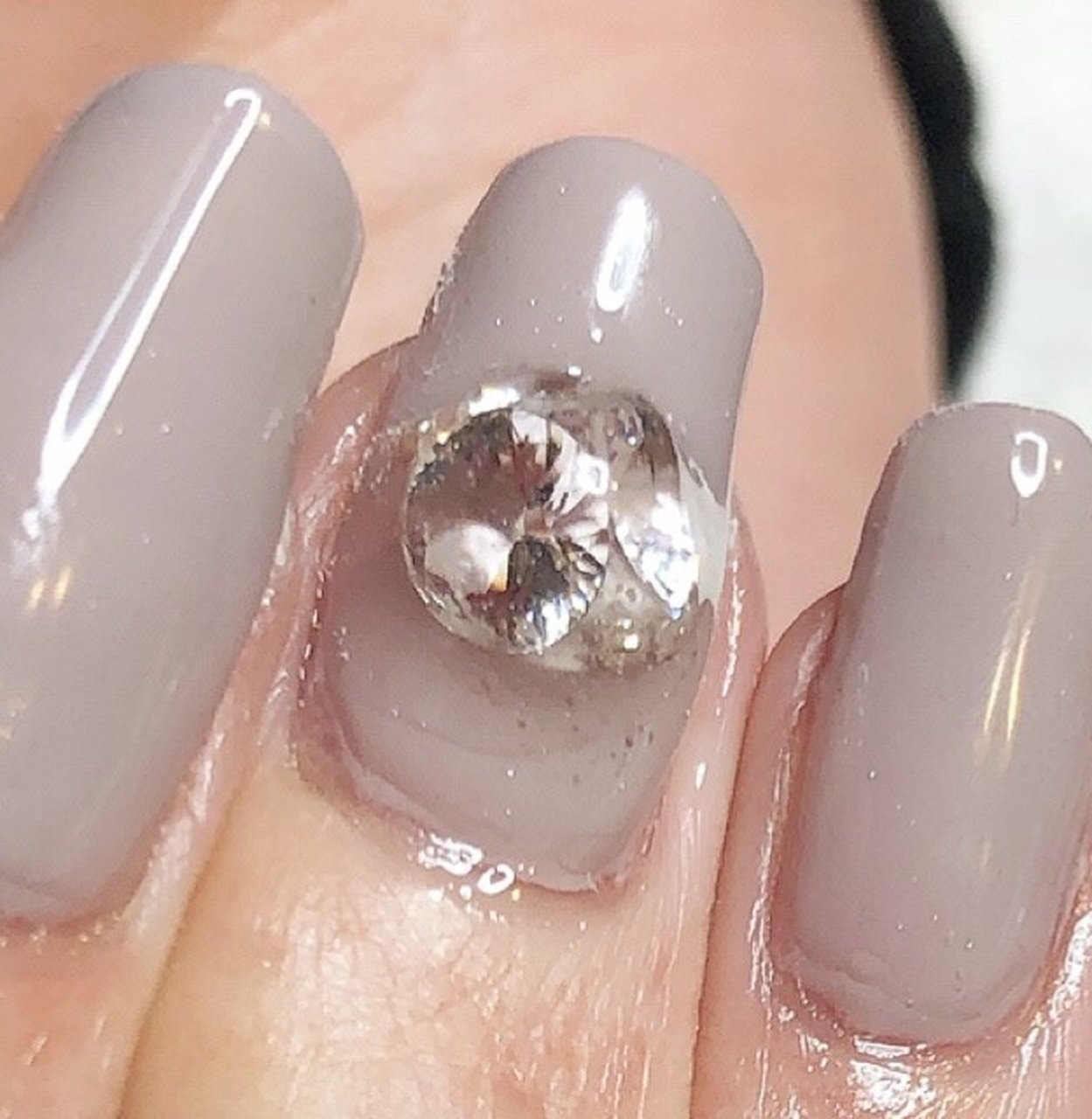 オールシーズン ハンド シンプル ビジュー ロング Erinanailsのネイルデザイン No ネイルブック