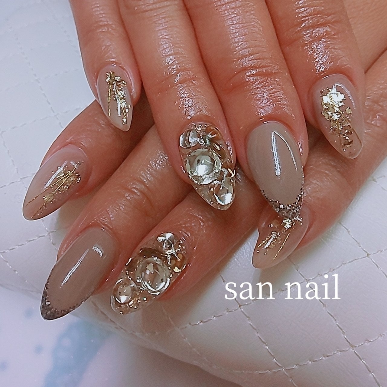 冬 オールシーズン デート 女子会 ハンド San Nailのネイルデザイン No ネイルブック