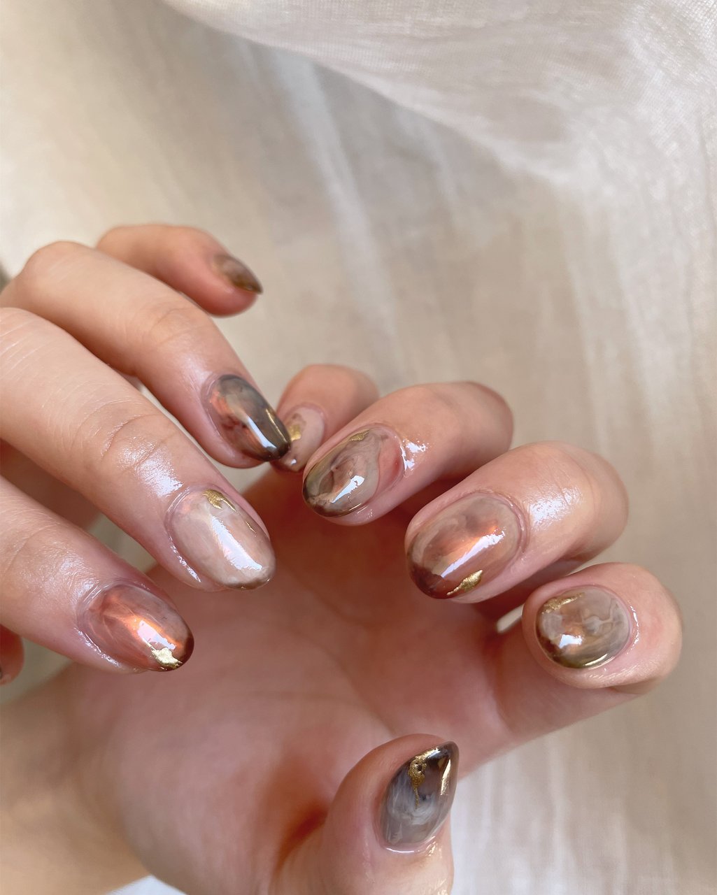 冬 オフィス パーティー ハンド シースルー Suu のネイルデザイン No ネイルブック