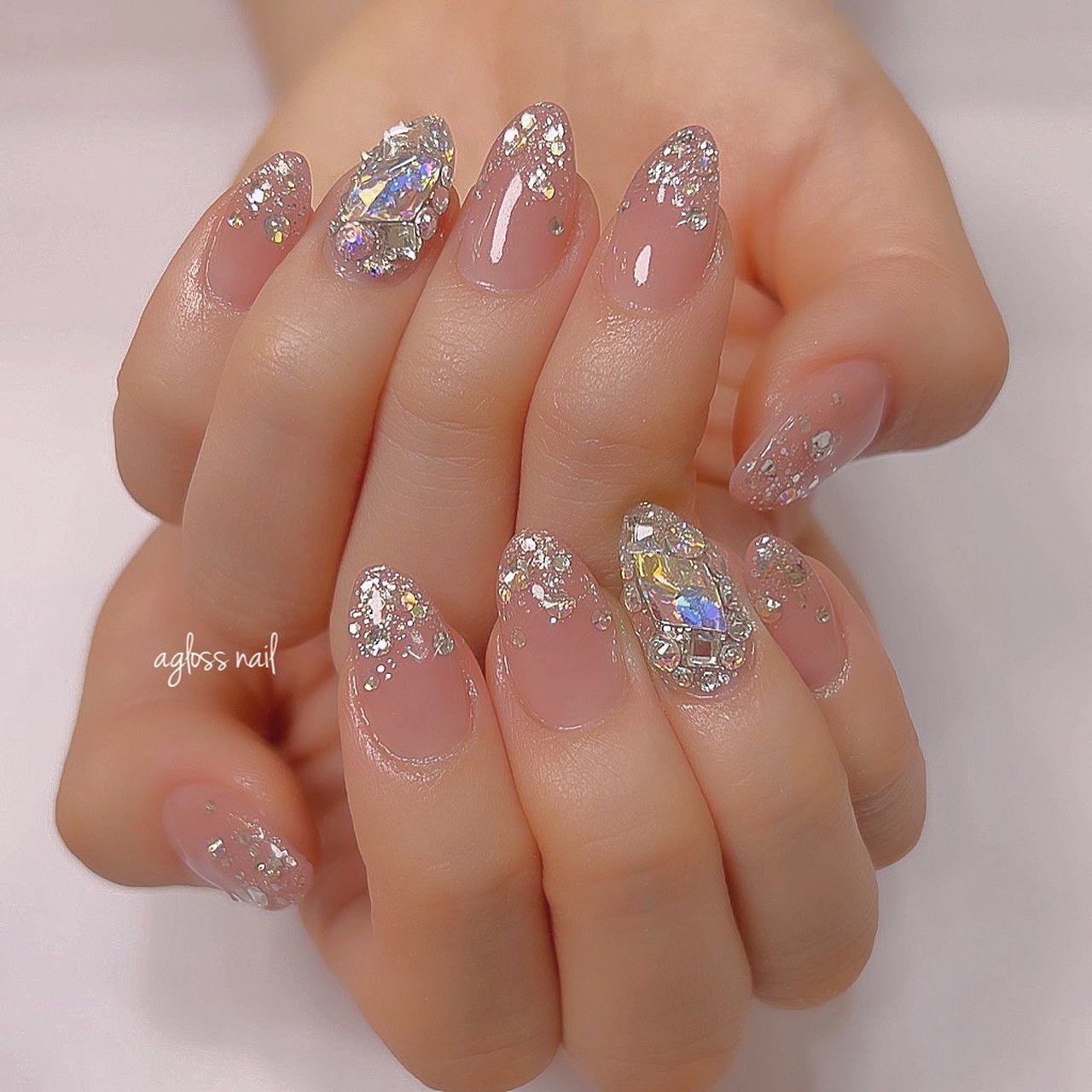 春/夏/秋/冬/ハンド - agloss nailのネイルデザイン[No.6968144 ...