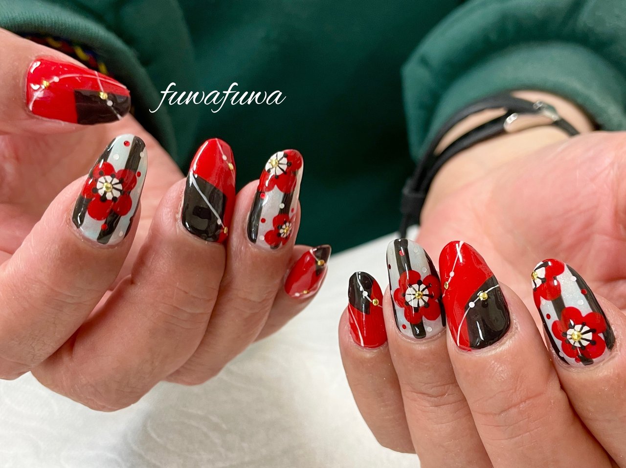 春 お正月 成人式 入学式 ハンド Fuwafuwa Takakoのネイルデザイン No ネイルブック