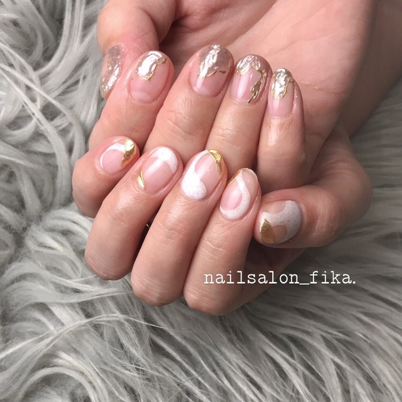 オールシーズン 成人式 パーティー デート ハンド Nailsalon Fika のネイルデザイン No ネイルブック