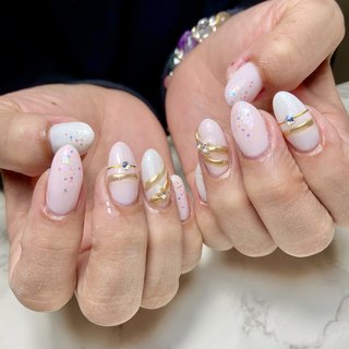 ベビーピンクネイルのネイルデザイン ネイルブック