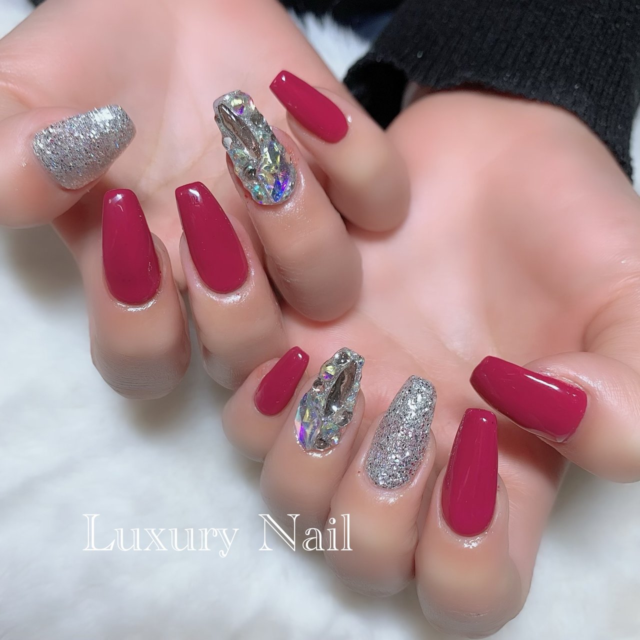 オールシーズン 成人式 パーティー デート ハンド ちいやんのネイルデザイン No ネイルブック