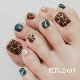 22年 新着順 キリン柄のネイルデザイン ネイルブック