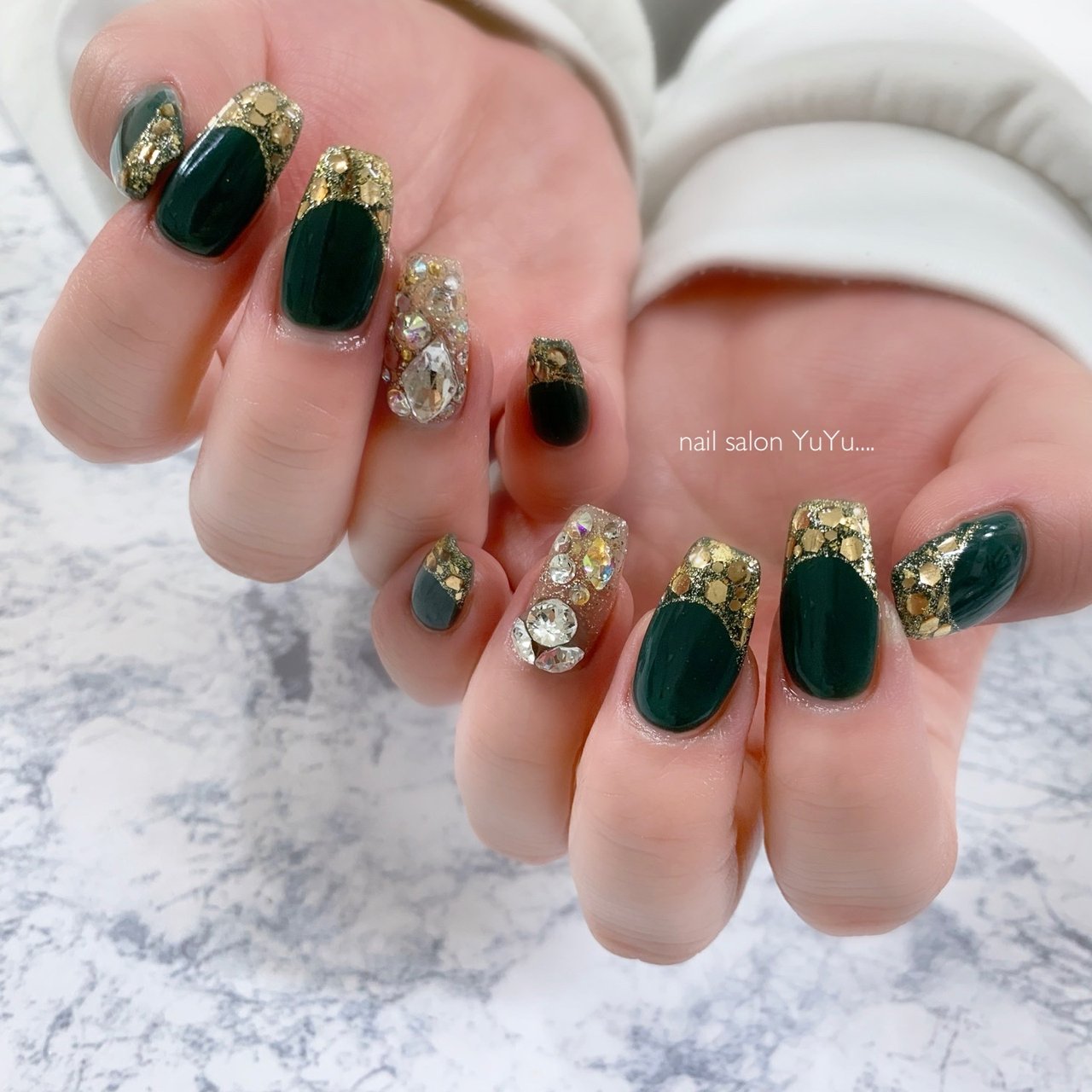 冬 成人式 卒業式 入学式 ハンド Nail Salon Yuyuのネイルデザイン No ネイルブック