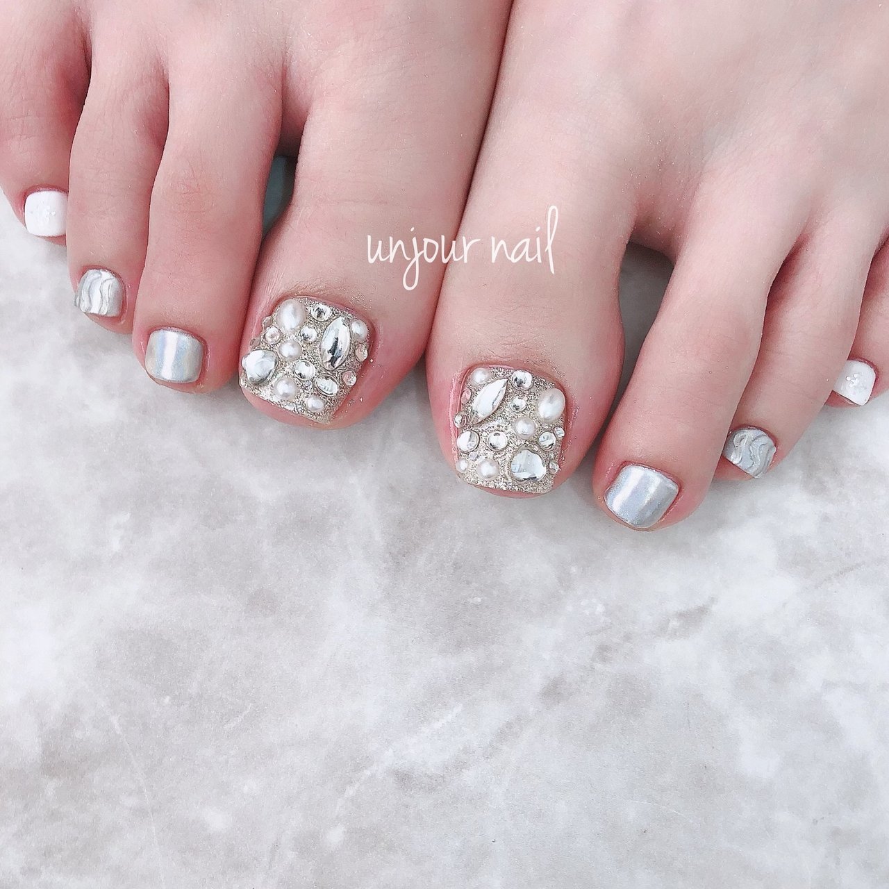 春 夏 冬 バレンタイン フット ﾟyun のネイルデザイン No ネイルブック