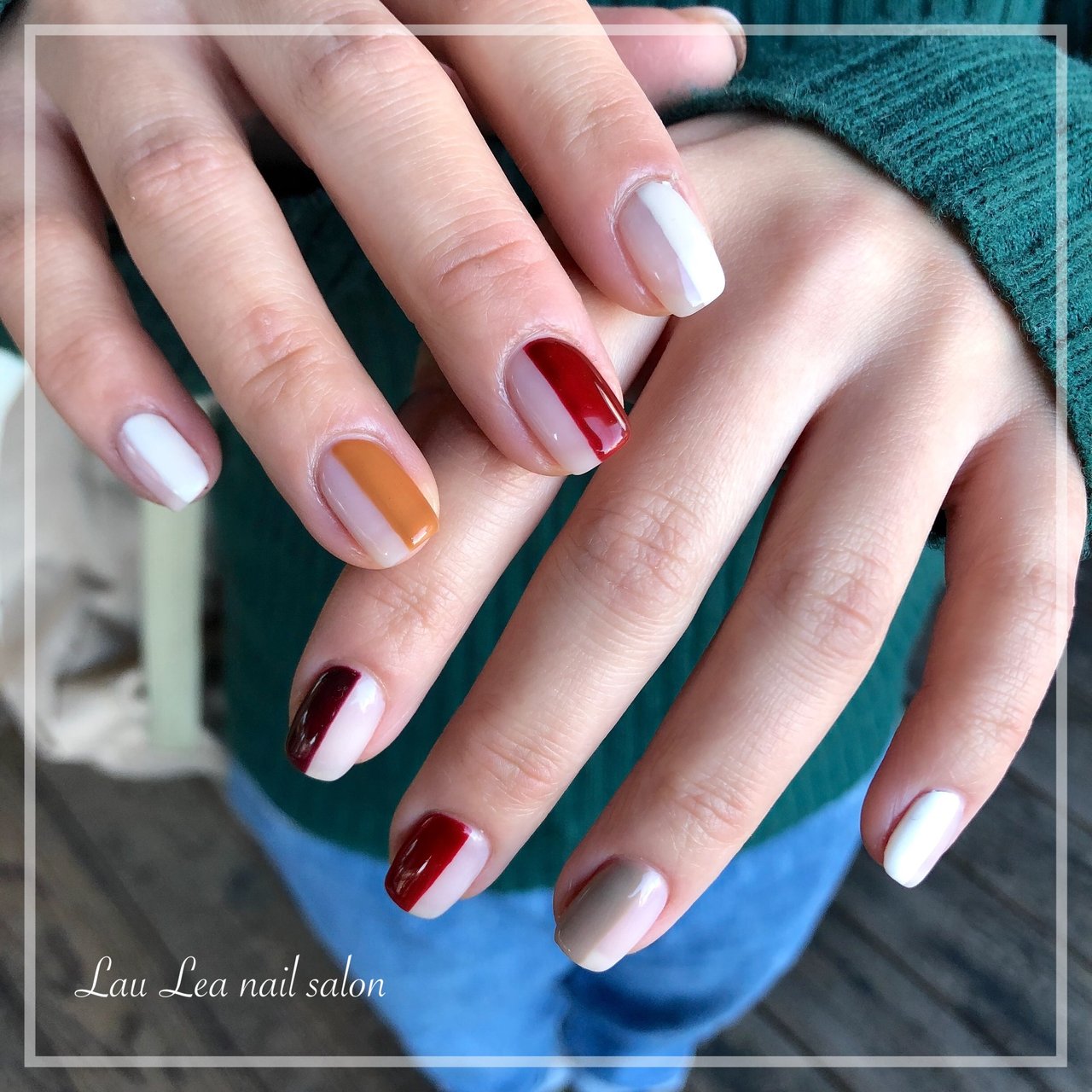 春 冬 オールシーズン 女子会 ハンド Lau Lea Nail Salonのネイルデザイン No ネイルブック