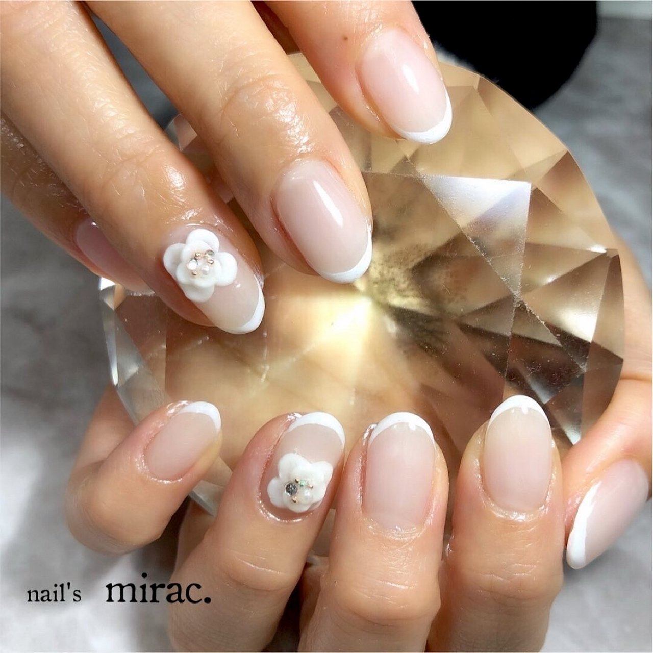 卒業式 入学式 ブライダル パーティー ハンド Nail Smirac 林 智子のネイルデザイン No ネイルブック