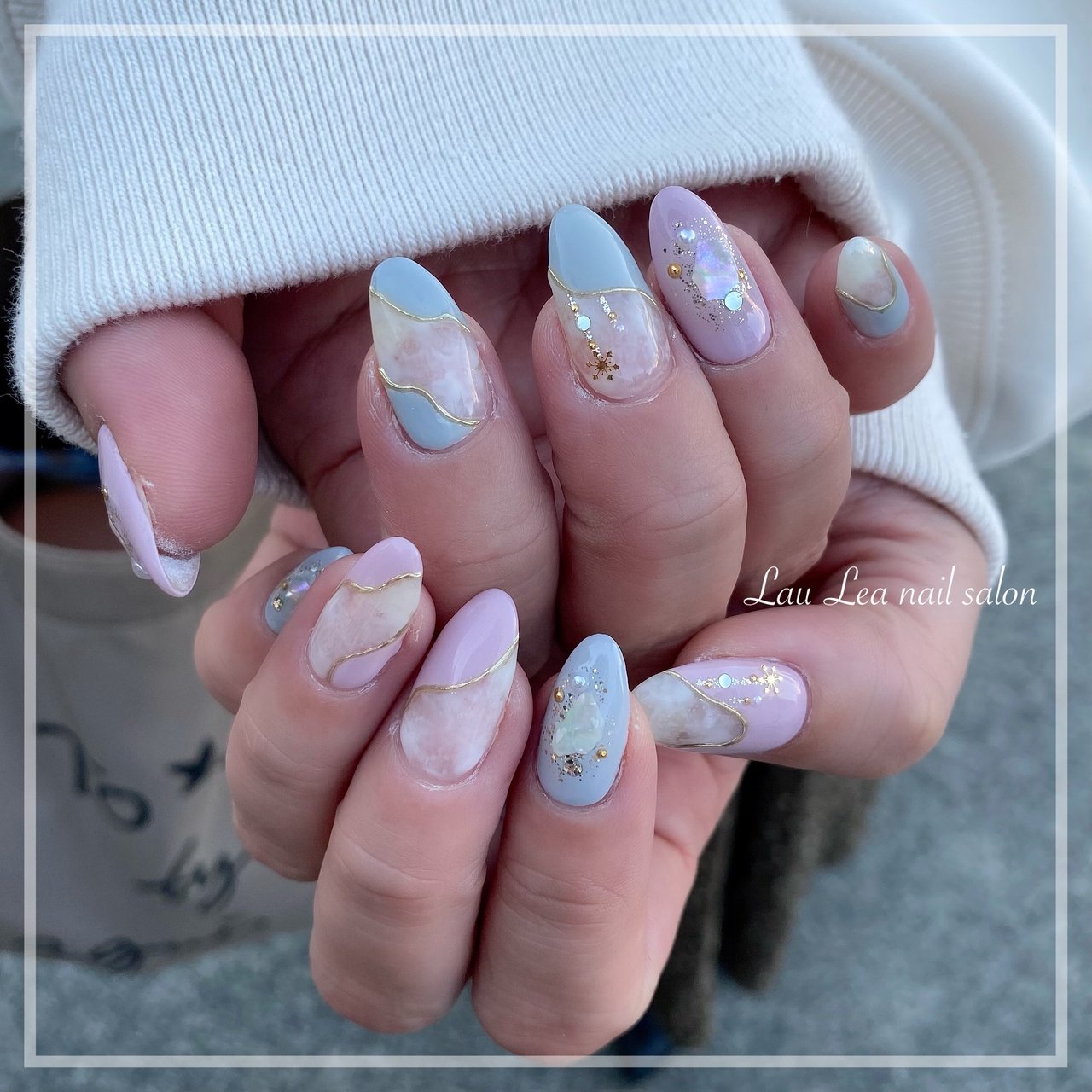 春 冬 デート 女子会 ハンド Lau Lea Nail Salonのネイルデザイン No ネイルブック