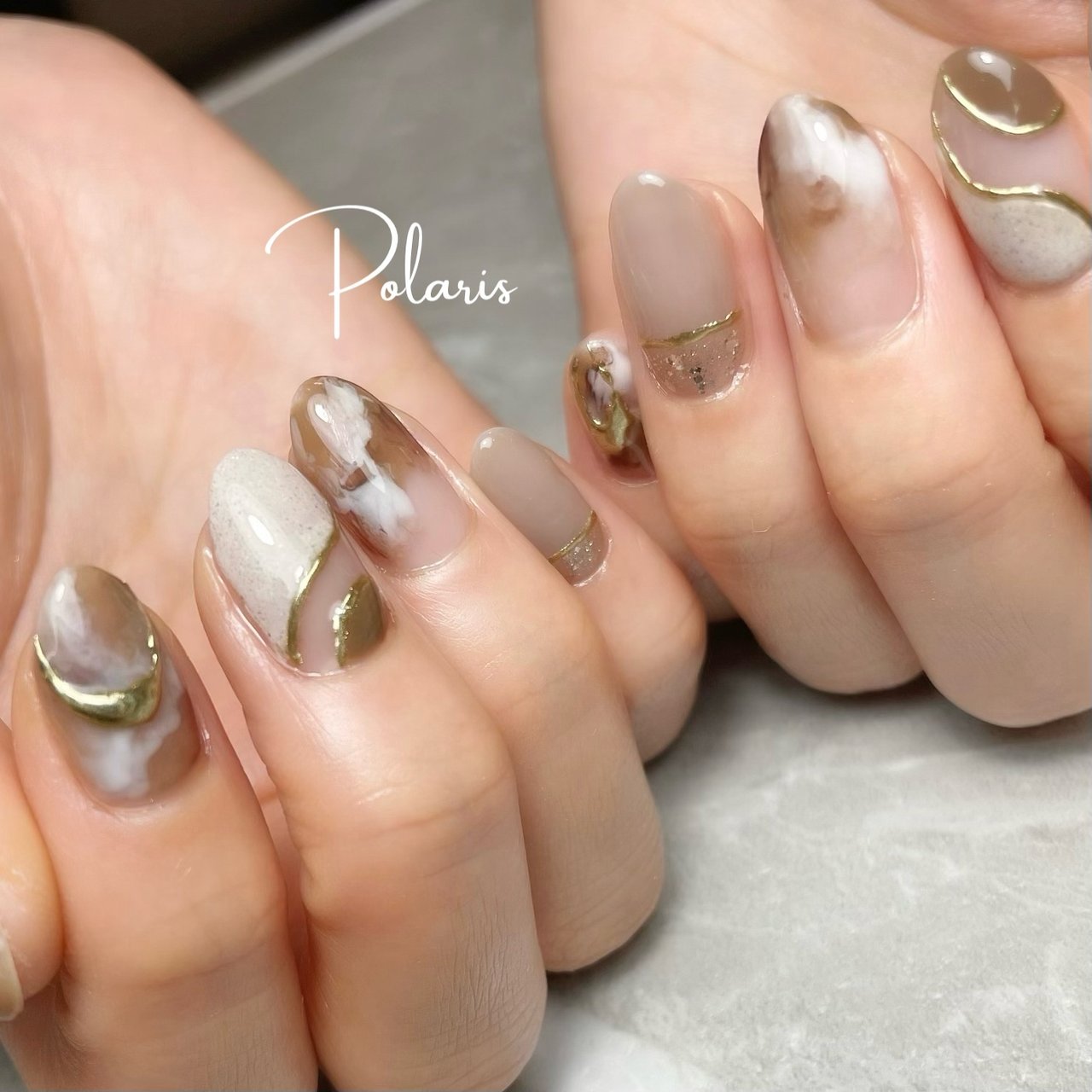 秋 冬 デート 女子会 ハンド Momoのネイルデザイン No ネイルブック