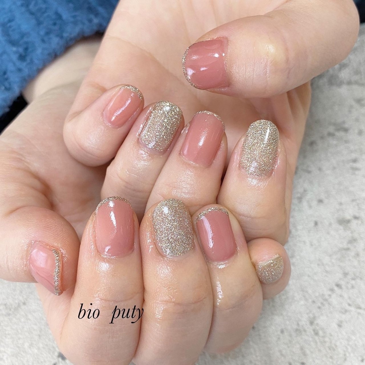 パーティー ハンド ラメ ワンカラー ピンク Nailistゆうのネイルデザイン No ネイルブック