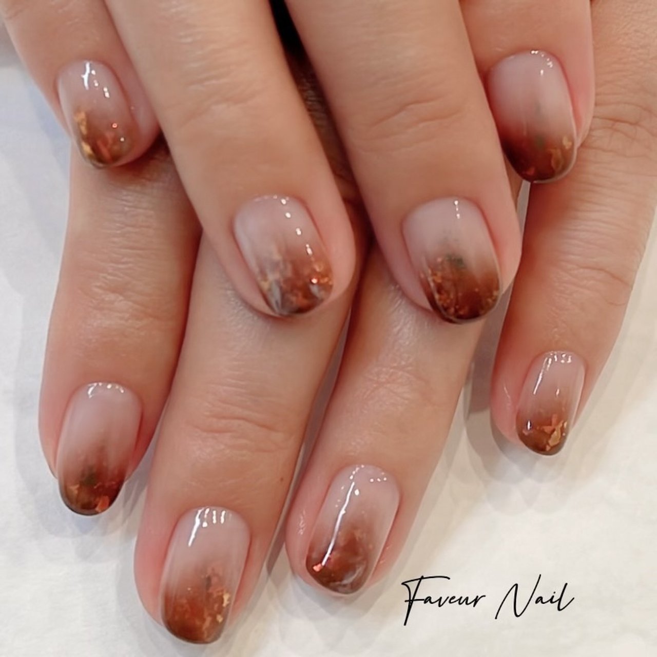 オールシーズン バレンタイン オフィス ハンド シンプル Faveur Nailのネイルデザイン No ネイルブック